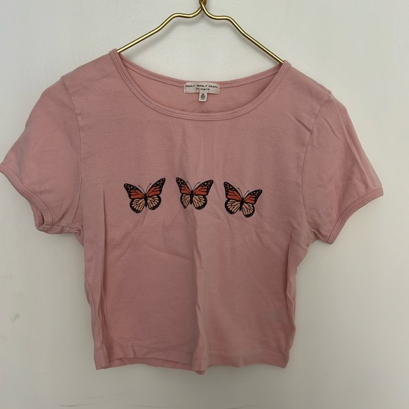 Truly Madly Deeply Pink Baby Tee - Picture 1 of 2